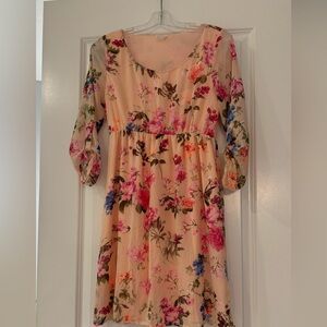 Floral maternity dress! (PinkBlush)